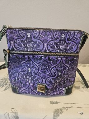 Dooney & Bourke Madame Leota Haunted Mansion Crossbody Letter Carrier Bag Purse.
